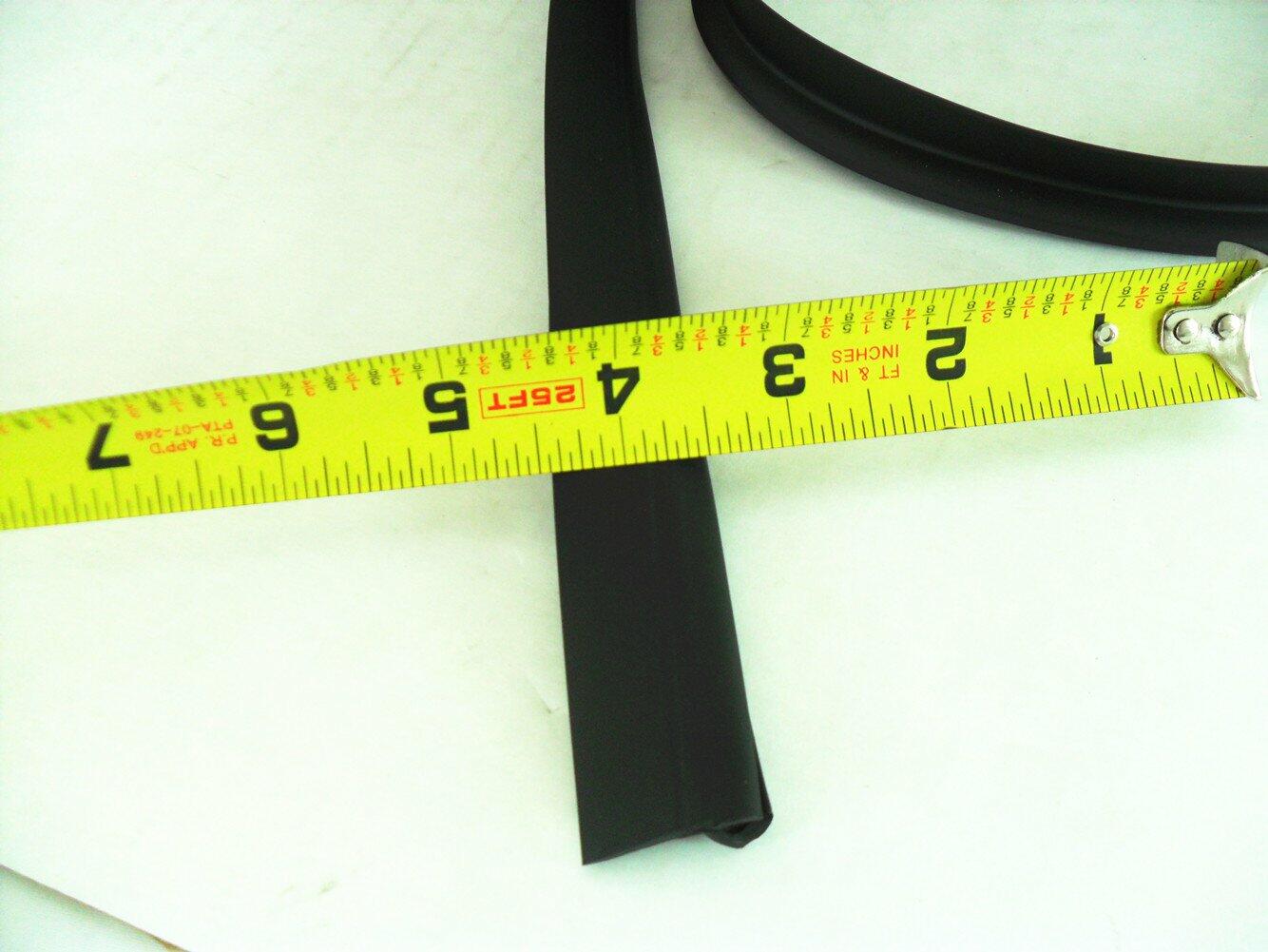Flexline Windshield Auto Glass Universal Molding Flexible Trim Rubber 24mm 15FT UM2513BR
