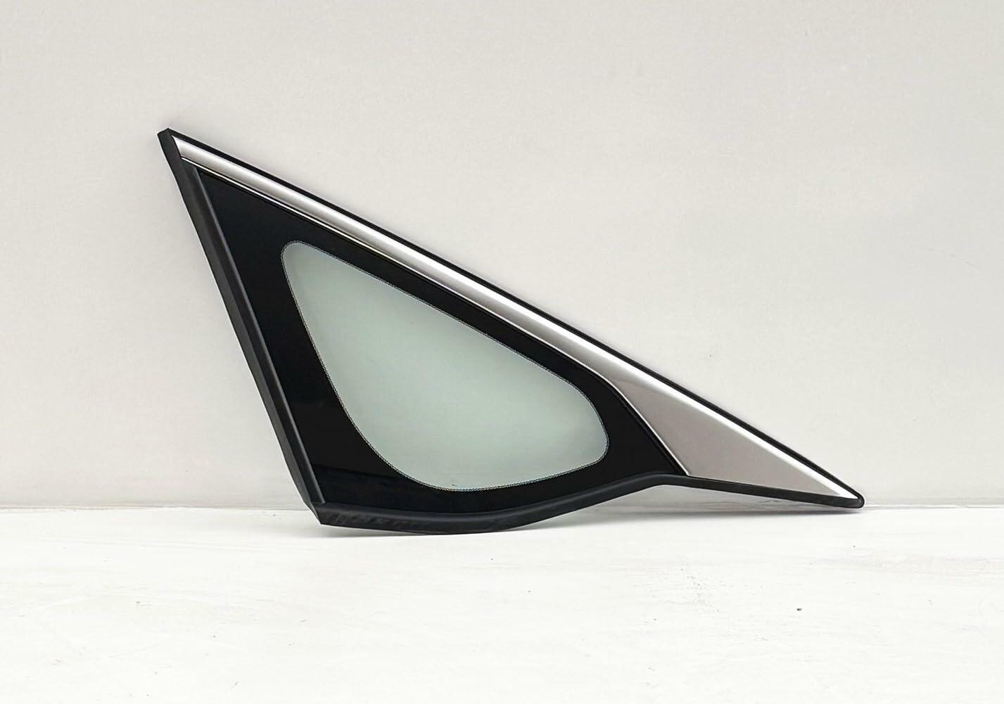 Tempered Driver Left Side Rear Quarter Window Quarter Glass Compatible with Honda Accord 2018-2022 Models