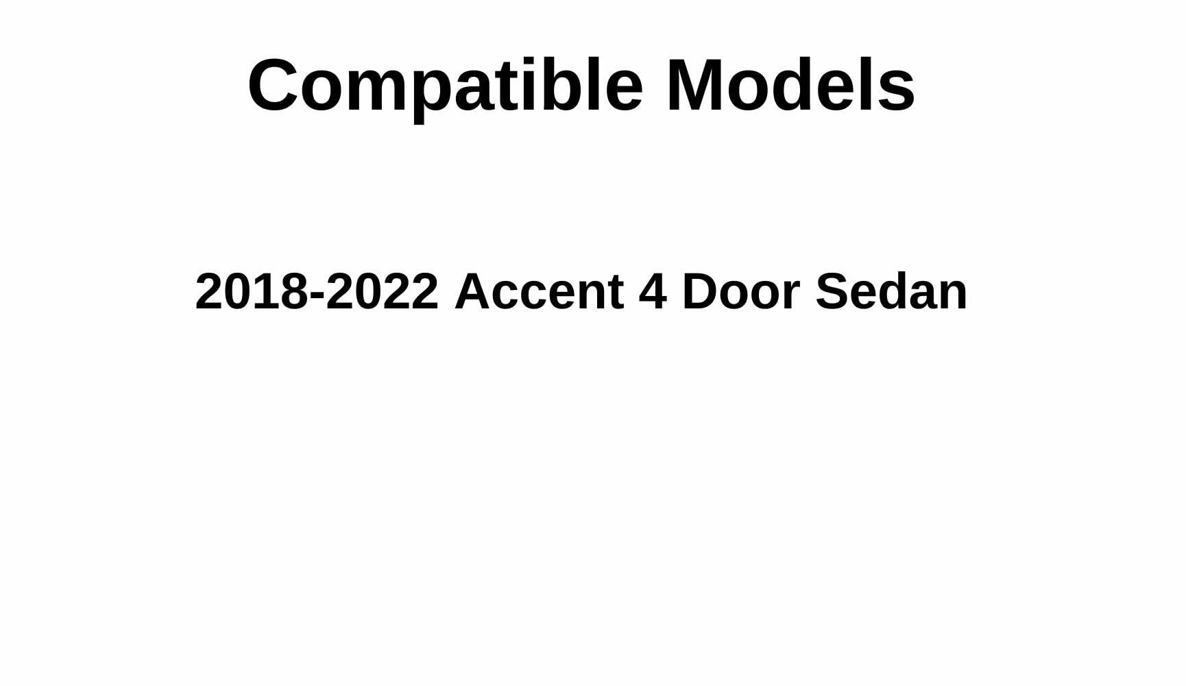 Passenger Right Side Front Door Window Door Glass Compatible with Hyundai Accent 2018-2022 Models