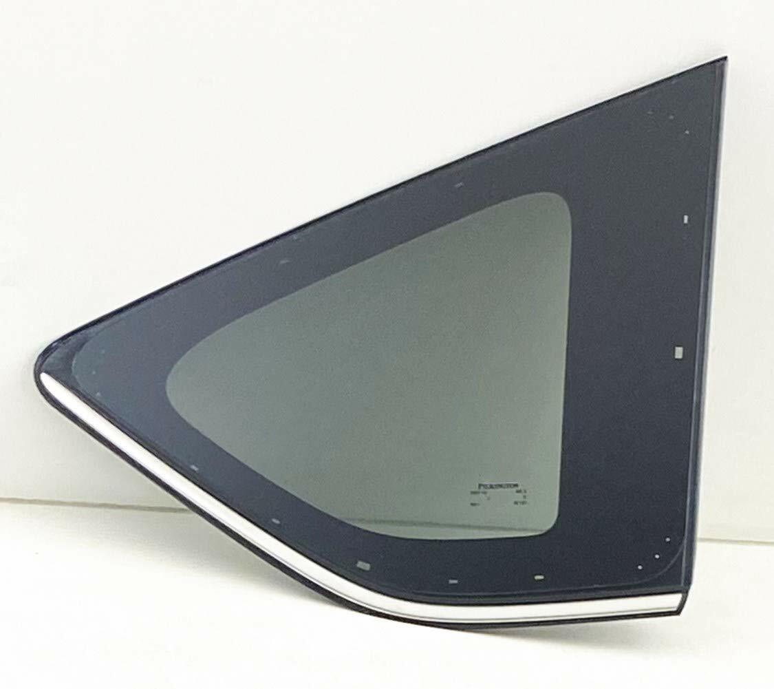 OEM Passenger Right Side Quarter Window Glass Compatible with Toyota RAV4 2013-2018 Models