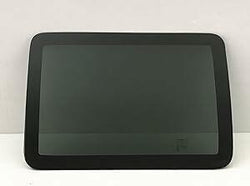 Passenger Right Side Rear Quarter Window Quarter Glass Compatible with Jeep Wrangler 4 Door Utility 2007-2010 Vehicle Models