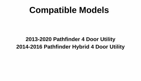 OEM Driver Left Side Quarter Window Quarter Glass Compatible with Nissan Pathfinder 2013-2020 Models