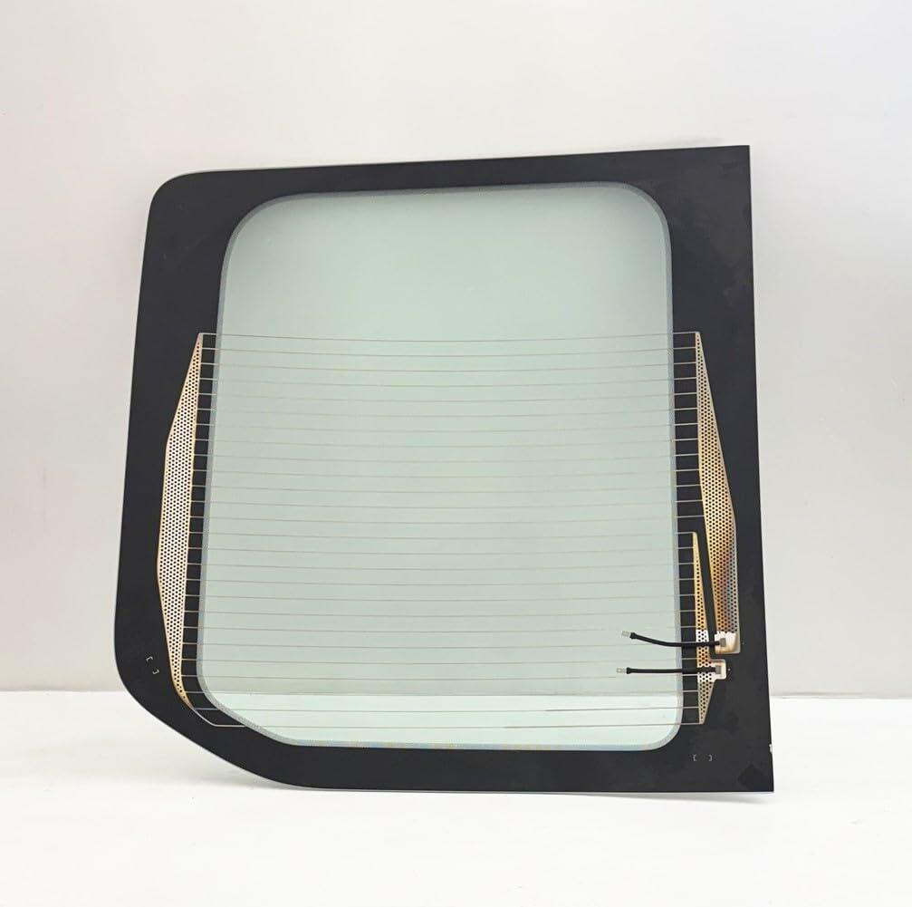 Heated Rear Back Window Back Glass Passenger Right Side Compatible with Ford Transit 100.8" Mid-Roof & 110.2'' High-Roof Van 2015-2026 Models (Not for Low-Roof , Or Transit Connect)