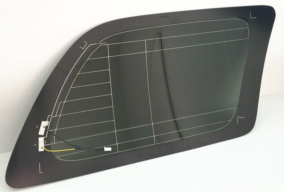 Driver Left Side Rear Quarter Glass Quarter Window W/Antenna Style Compatible with Toyota Sequoia 2008-2022 Models