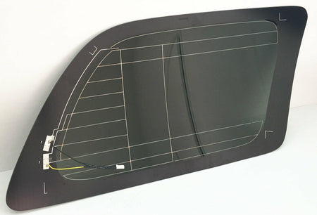 Driver Left Side Rear Quarter Glass Quarter Window W/Antenna Style Compatible with Toyota Sequoia 2008-2022 Models