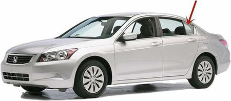 Driver Left Side Rear Vent Window Vent Glass Compatible with Honda Accord 4 Door Sedan 2008-2012 Models