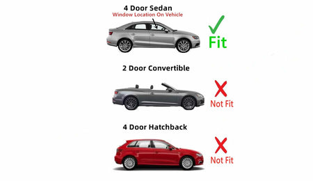 OEM Passenger Right Side Front Door Window Door Glass Compatible with Audi A3 / S3 4 Door Sedan 2015-2020 Models