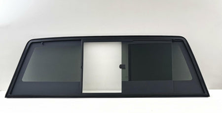 Rear Manual Slider Back Window Back Glass Compatible with Ford F250 F350 F450 F550 2017-2025 Models
