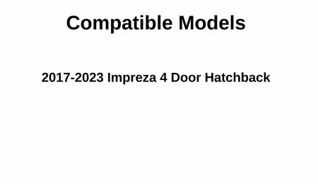 Tempered Passenger Right Side Rear Door Window Door Glass Compatible with Subaru Impreza 4-Door Hatchback 2017-2023 Models