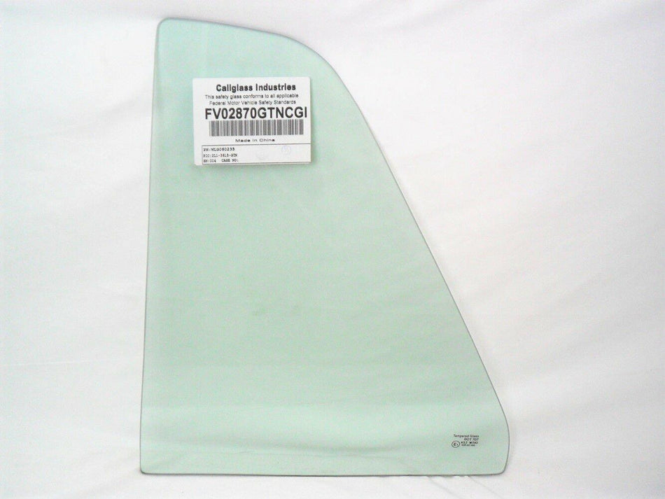 Driver Left Side Rear Vent Window Vent Glass Compatible with Volkswagen Golf 4 Door Hatchback / Jetta 4 Door Sedan 1985-1992 Models