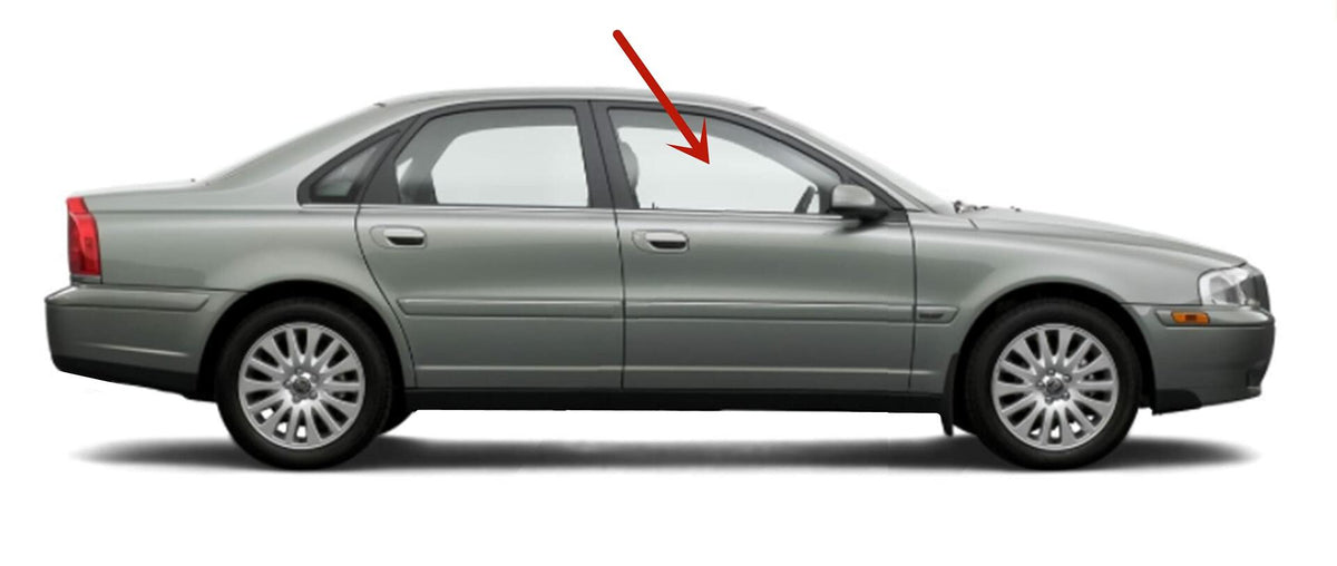 Laminated Passenger Right Side Front Door Window Door Glass Compatible with Volvo S80 4 Door Sedan 1999-2006 Models
