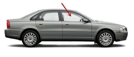 Laminated Passenger Right Side Front Door Window Door Glass Compatible with Volvo S80 4 Door Sedan 1999-2006 Models