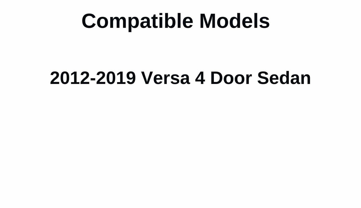 Passenger Right Side Rear Vent Glass Vent Window Compatible with Nissan Versa 4 Door Sedan 2012-2019 Models