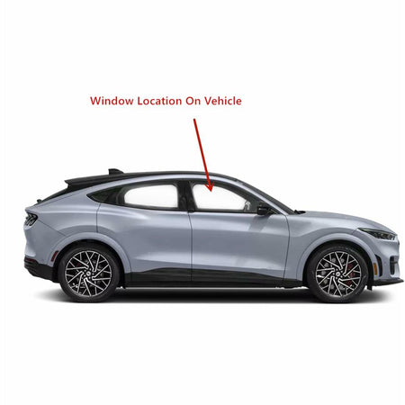 Tempered Passenger Right Side Front Door Window Door Glass Compatible with Ford Mustang Mach-E 2021-2026 Models