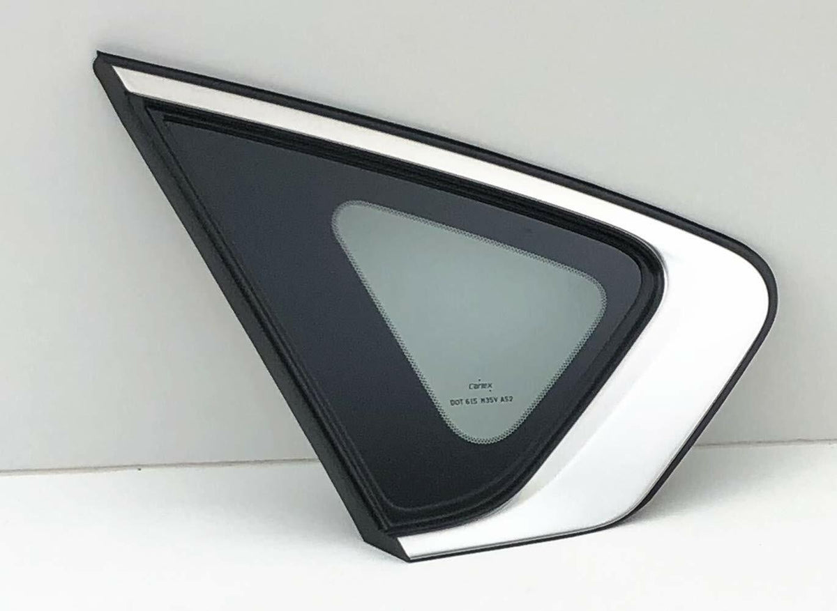 OEM Driver Left Side Quarter Window Quarter Glass Compatible with Nissan Altima 4 Door Sedan 2013-2018 Models