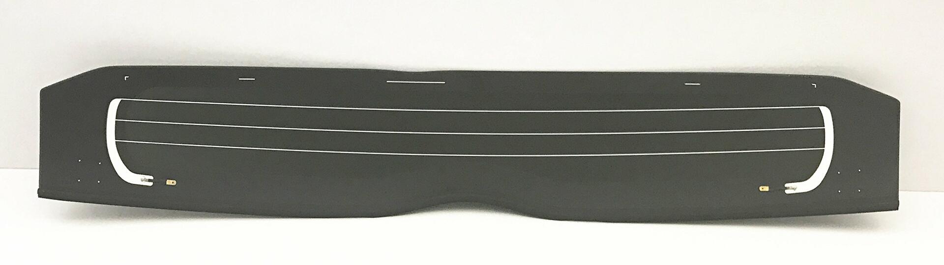 Privacy Color Heated Rear Lower Back Window Back Glass Compatible with Toyota Prius 4 Door Hatchback 2004-2009