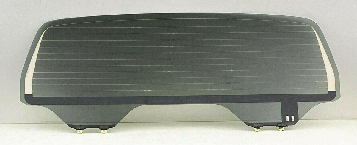Heated Power Drop Down Style Back Window Back Glass Compatible with Toyota Tundra 4 Door Crew Cab Pickups 2007-2021 Models