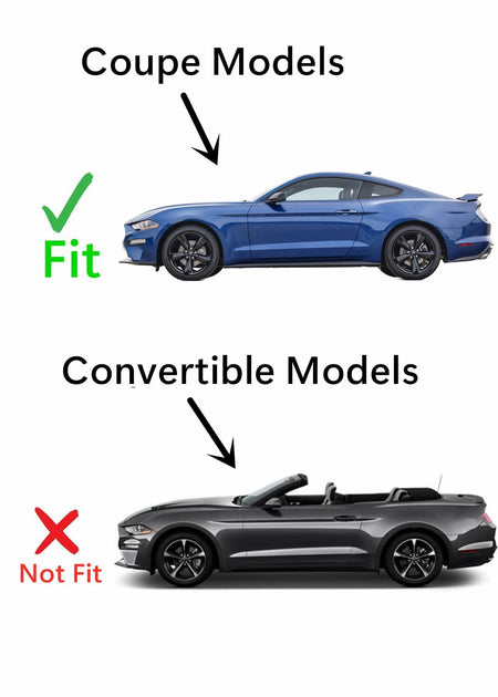 Driver Left Side Quarter Window Quarter Glass Compatible with Ford Mustang 2 Door Coupe 2015-2023 Models