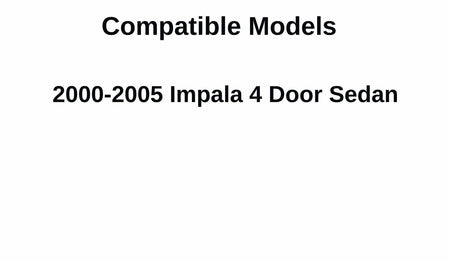 Laminated Driver Left Side Front Door Window Door Glass Compatible with Chevrolet Impala 2000-2005 4 Door Sedan Models
