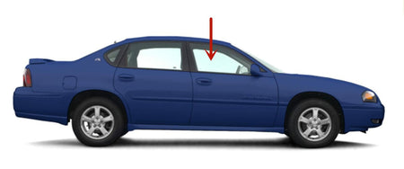 Laminated Passenger Right Side Front Door Window Door Glass Compatible with Chevrolet Impala 2000-2005 Models