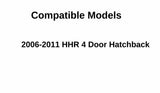 Passenger Right Side Quarter Window Quarter Glass Compatible with Chevrolet HHR 2006-2011 Models