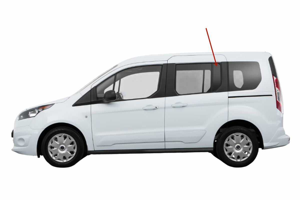 Driver Left Side Rear Vent Window Vent Glass Compatible with Ford Transit Connect Short Wheel Base 2014-2023 Models