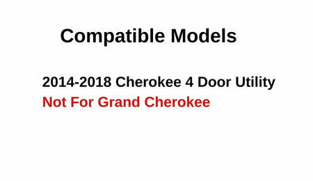 OE Chrome Moulding W/ Antenna Style Privacy Driver Left Side Quarter Window Glass Compatible with Jeep Cherokee 2014-2018 Models (Not For Grand Cherokee)