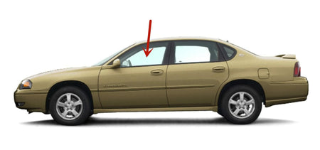 Laminated Driver Left Side Front Door Window Door Glass Compatible with Chevrolet Impala 2000-2005 4 Door Sedan Models