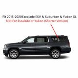 W/ Alarm Feature Driver Left Side Quarter Window Quarter Glass Compatible with GMC Yukon XL/Chevrolet Suburban 2015-2020 Models