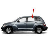 Tempered Driver Left Side Rear Door Window Door Glass Compatible with Chrysler PT Cruiser 4 Door Hatchback 2001-2010 Models