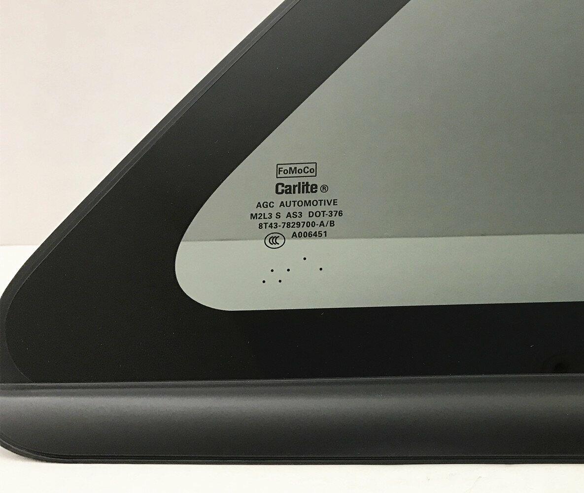 OE Black Frame Passenger Right Side Quarter Window Quarter Glass Compatible with Ford Edge 2007-2014 Models