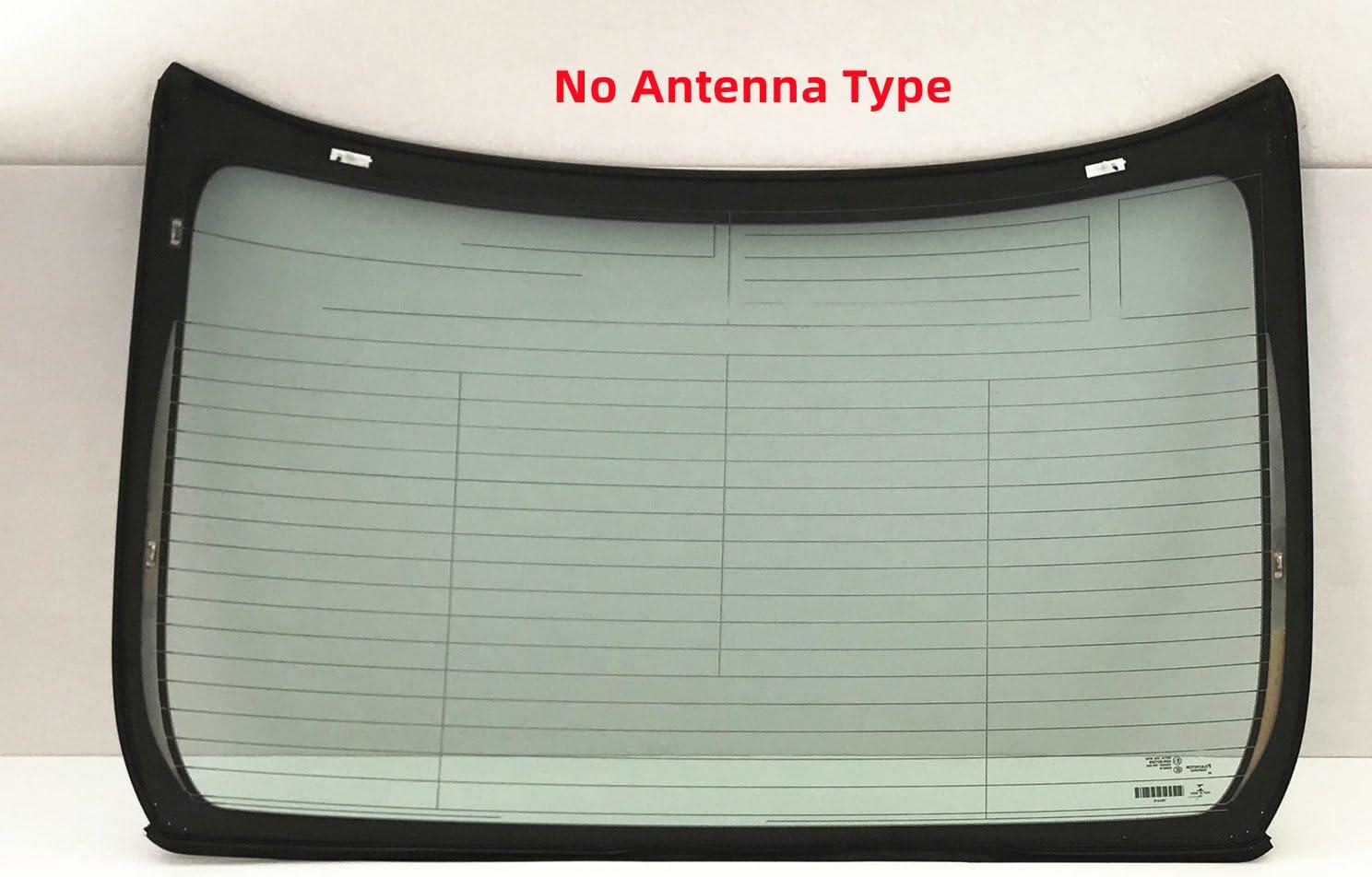 Heated Back Window Back Glass W/O Antenna-Style Compatible with Honda Civic 2016-2021 4-Door Sedan Models