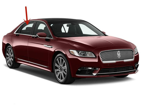 Laminated Passenger Right Side Rear Door Window Door Glass Compatible with Lincoln Continental 2017-2020 Models