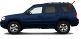 Driver Left Side Quarter Window Glass Compatible with Mazda Tribute 2002-2006 Models