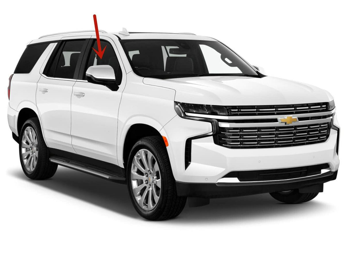 Passenger Right Side Front Door Window Door Glass Compatible with Chevrolet Tahoe / Suburban 2021-2026 Models