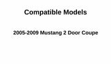 Driver Left Side Quarter Glass Quarter Window Compatible with Ford Mustang 2 Door Coupe 2005-2009 Models