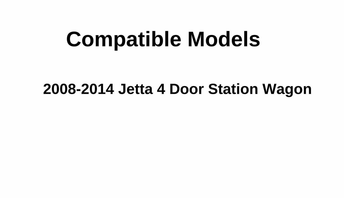 Heated Back Window Back Glass Compatible with Volkswagen Jetta 4 Door Station Wagon 2008-2014 Models