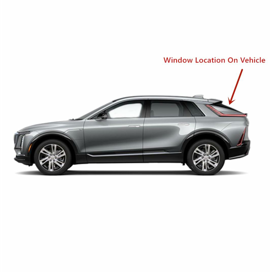 Heated Rear TailGate LiftGate Back Window Back Glass Compatible with Cadillac Lyriq 2023-2025 Models