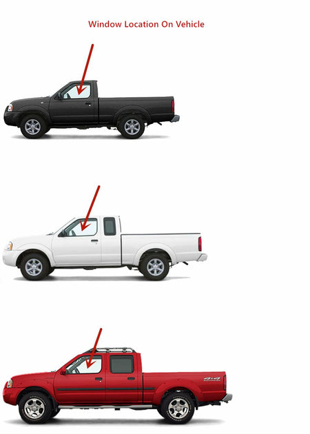 Driver Left Side Front Door Window Door Glass Compatible with Nissan Frontier Pickup/Nissan XTerra 1998-2004 Models