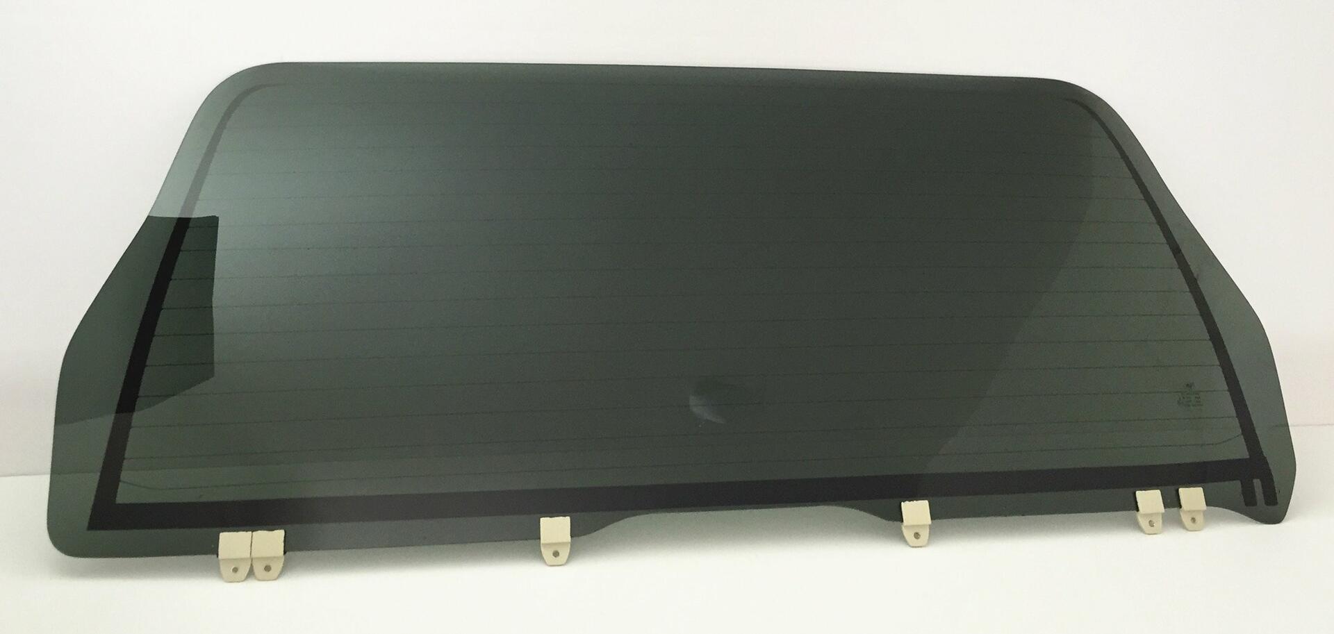 NAGD Power Drop Down Back Tailgate Window, Heated, Compatible with Toyota Sequoia 2001-2007, Dark Gray/Black (Factory Privacy Tinted), Tempered Glass, SUV, Rear