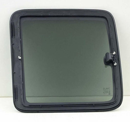 Privacy Movable Passenger Right Side Quarter Window Glass With Frame & Latch Compatible with Chevrolet Silverado 1999-2006 / Classic 2007 Extended Cab Pickup Models