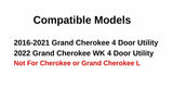 OE Black Moulding Privacy Driver Left Side Quarter Window Quarter Glass Compatible with Jeep Grand Cherokee 2016-2021 Grand Cherokee WK 2022 Models (Not For Cherokee, or Grand Cherokee L)