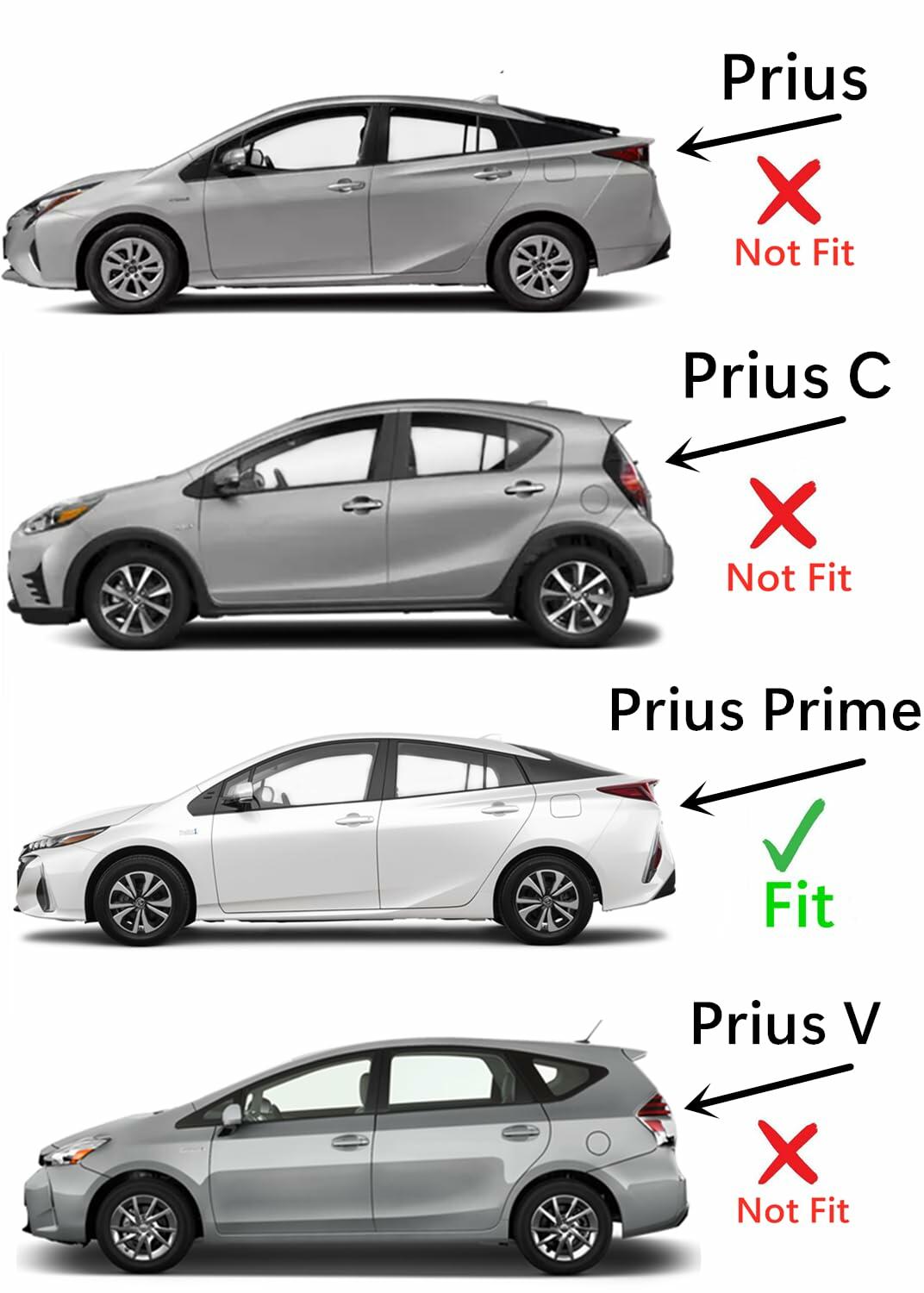 OEM Privacy Heated Lower Back Window Back Glass Compatible with Toyota Prius Prime 4 Door Hatchback 2017-2022 Models