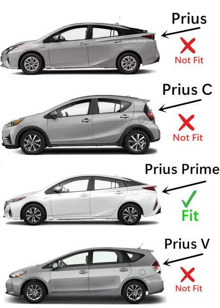 OEM Privacy Heated Lower Back Window Back Glass Compatible with Toyota Prius Prime 4 Door Hatchback 2017-2022 Models