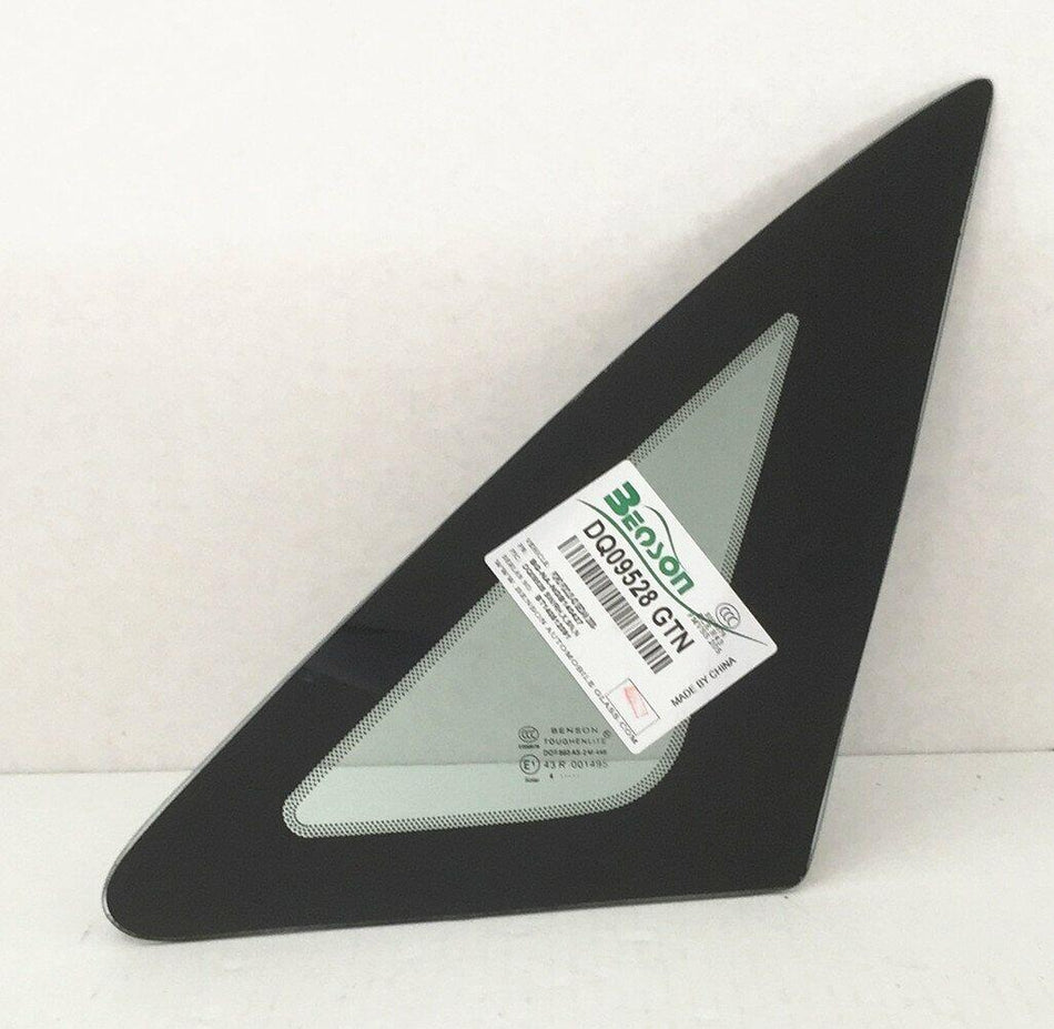 Passenger Right Side Quarter Glass Window Compatible with Ford Focus 4 Door Sedan 2000-2007 Models
