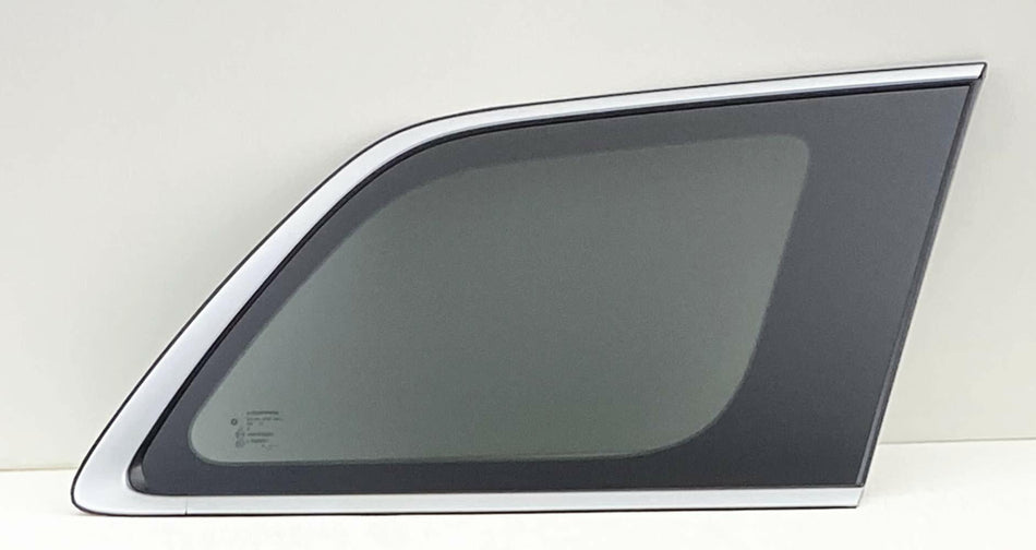 OE Platinum Moulding Style Privacy Passenger Right Side Quarter Window Glass Compatible with Jeep Grand Cherokee 2017-2021 / Grand Cherokee WK 2022 Models (Not For Cherokee or Grand Cherokee L)