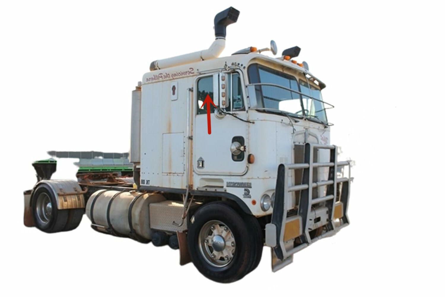 Front Door Window Door Glass Compatible with Kenworth C500 C800 K100 K100E T300 T400 T450 T440 T470 T600 T660 T800 T170 T270 T370 W900 1973-2024
