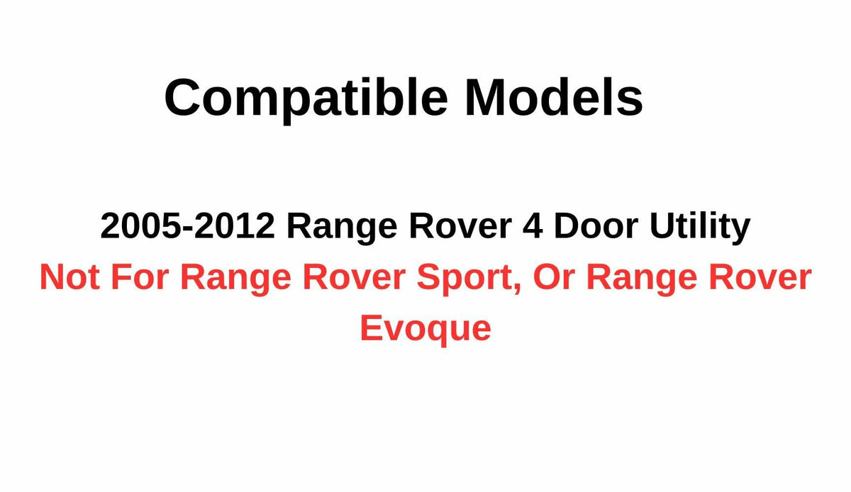 Heated Back Window Back Glass Compatible with Land Rover Range Rover 2005-2012 Models
