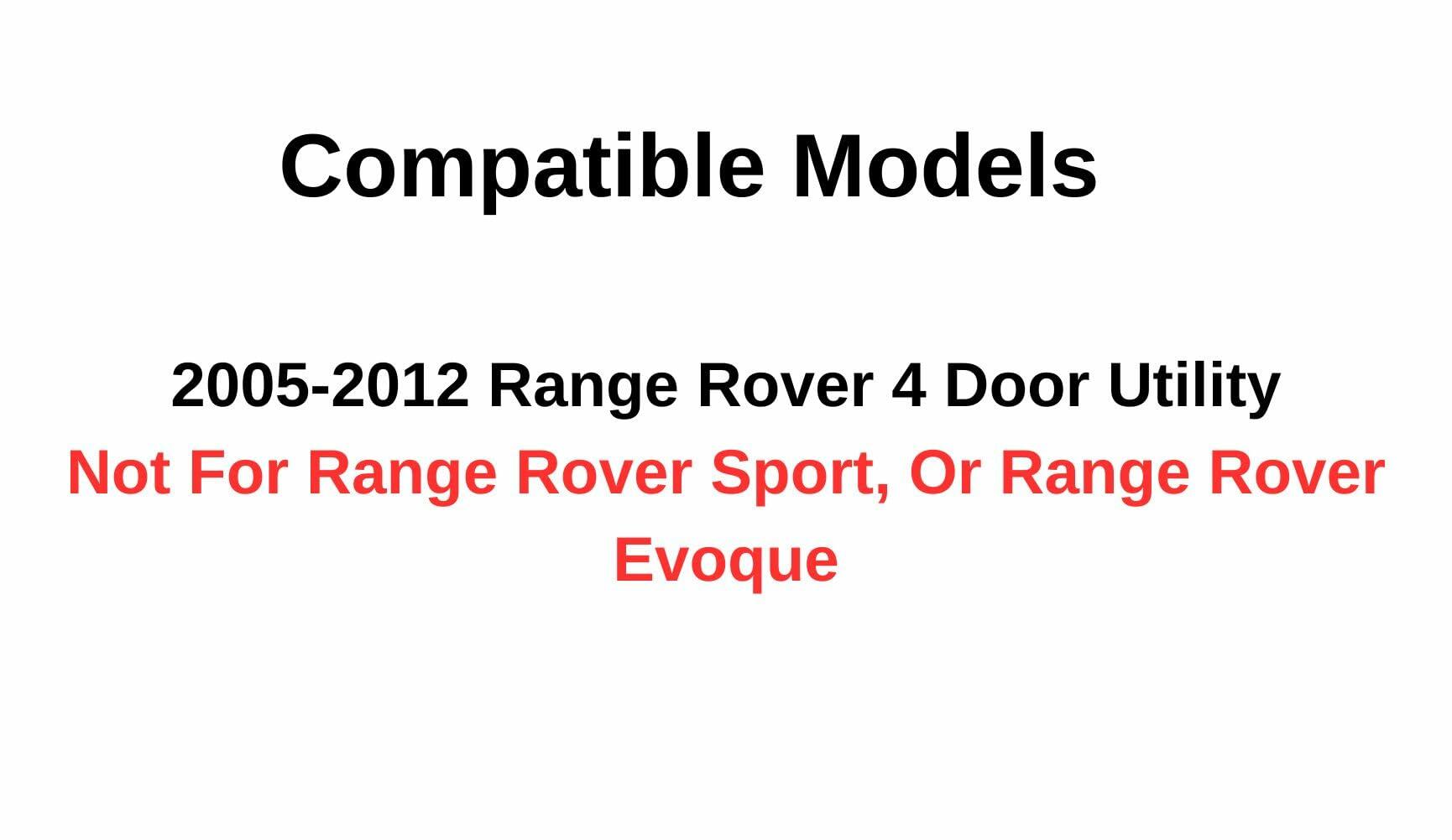 Heated Back Window Back Glass Compatible with Land Rover Range Rover 2005-2012 Models