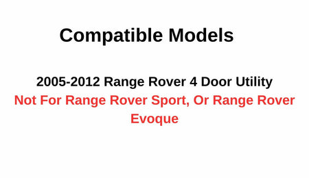 Heated Back Window Back Glass Compatible with Land Rover Range Rover 2005-2012 Models